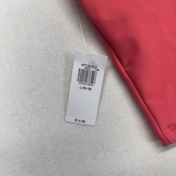 Old Navy NEW Powersoft Go-Dry Active Top Girls Large 10-12 Shelf Bra Orange NWT - Picture 3 of 7